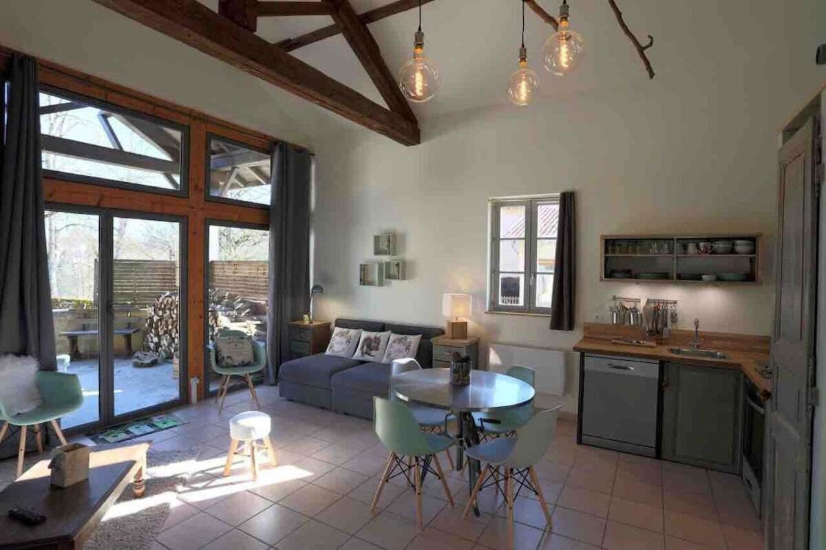 Villa le nid des écureuils à Pont-dʼAin Extérieur photo